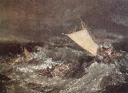 J.M.W. Turner The Shipwreck oil painting artist